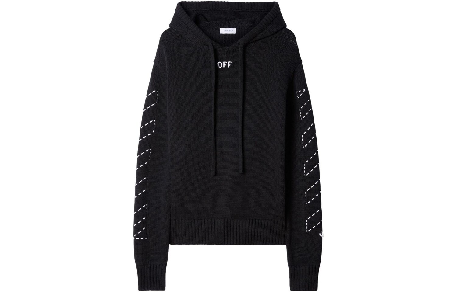 

Толстовка с капюшоном Arrows Diag Off-White, черный