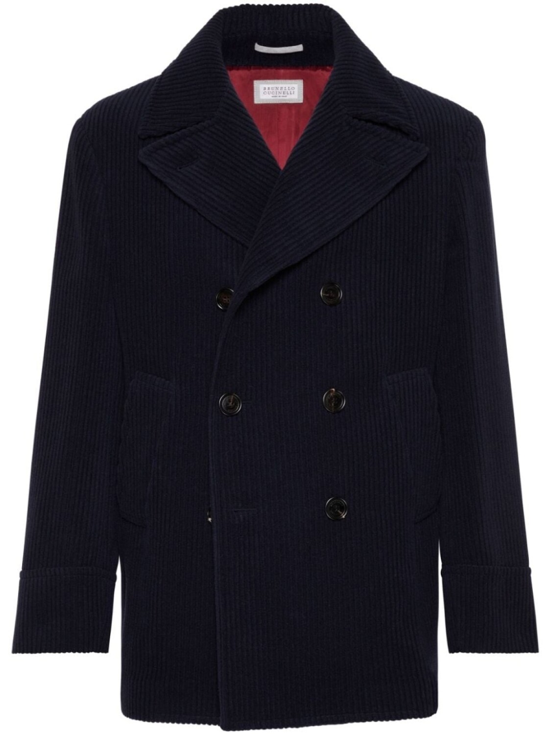 

Brunello Cucinelli вельветовый бушлат, синий
