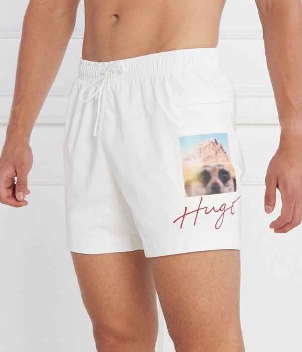 

Шорты для плавания Hugo Bodywear Kook Regular Fit, белый