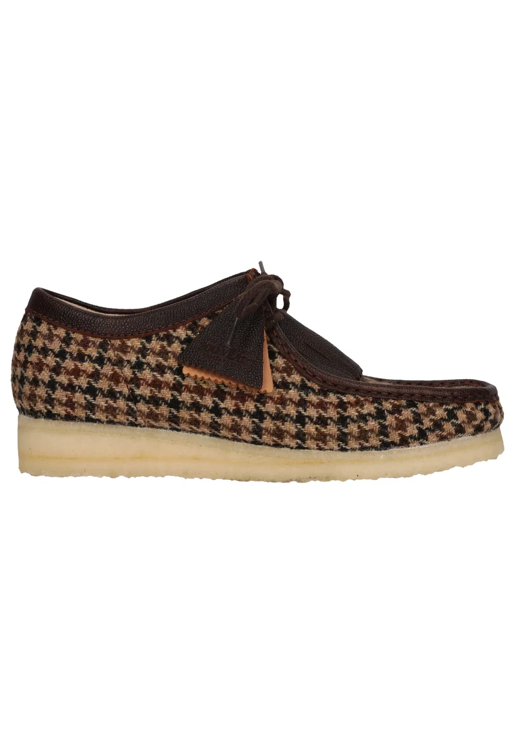 Мокасины Wallabee из твида Harris Tweed Clarks коричневый — фото 4