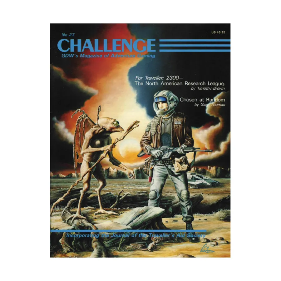 

Журнал #27 "Traveller - 2300 North American Research League", Challenge Magazine