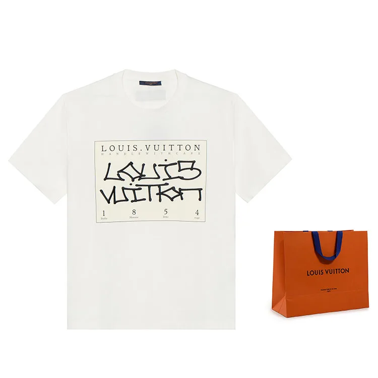 Футболка с вышитым логотипом 2020s LOUIS VUITTON, Shopping Bag