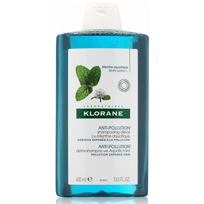 

Шампунь Champú Anti Polución Menta Acuática Klorane, 400 ml
