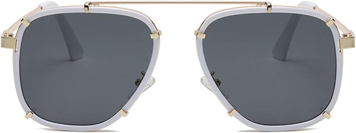 

Хелена, большие солнцезащитные очки-пилот для женщин, ретро-очки для вождения на открытом воздухе, солнцезащитные очки для мужчин, роскошные винтажные очки с заклепками для женщин helena, C6