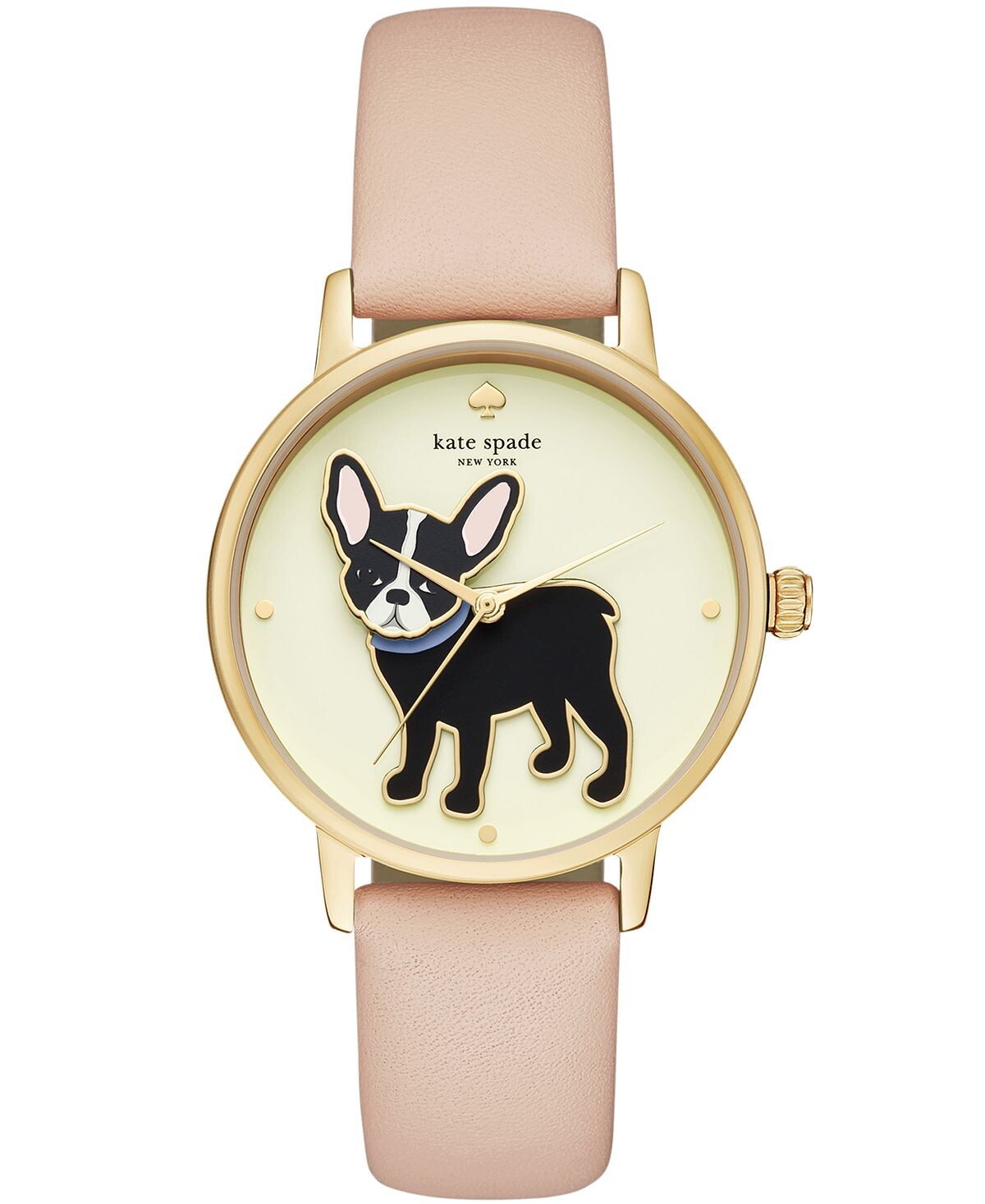 

Женские часы Grand Metro Vachetta с кожаным ремешком, 38 мм kate spade new york, розовый
