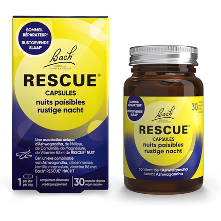 

Капсулы Rescue Night Peaceful Night для спокойного сна и оптимального расслабления ‎Rescue
