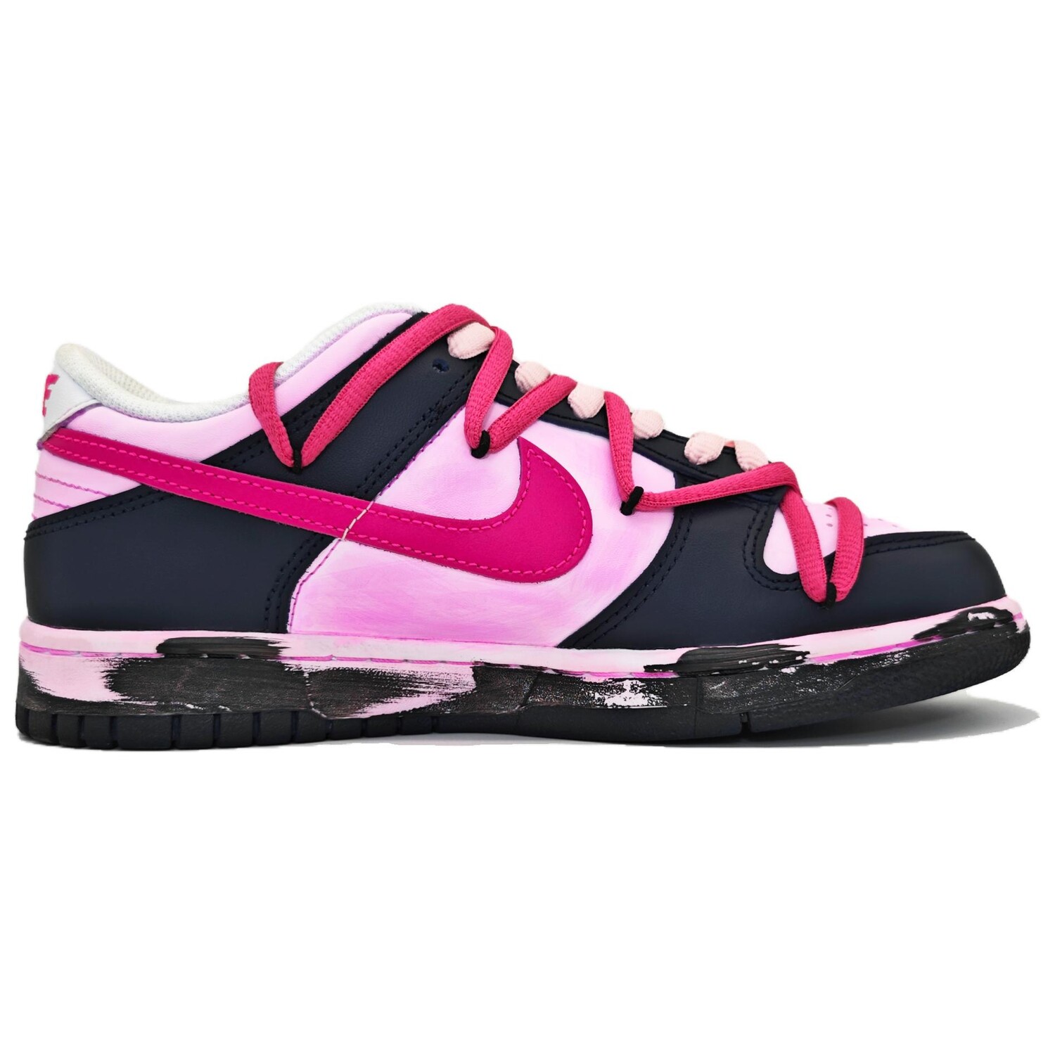 

Женские кроссовки для скейтбординга Nike Dunk, Black/Pink