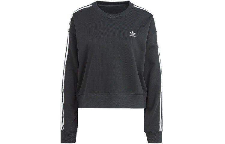 

Свитшот с тремя полосками, женский, черный Adidas Originals