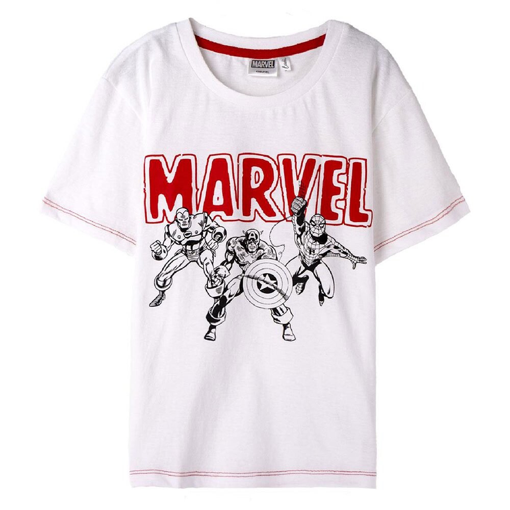 

Футболка с коротким рукавом Cerda Group Marvel, белый