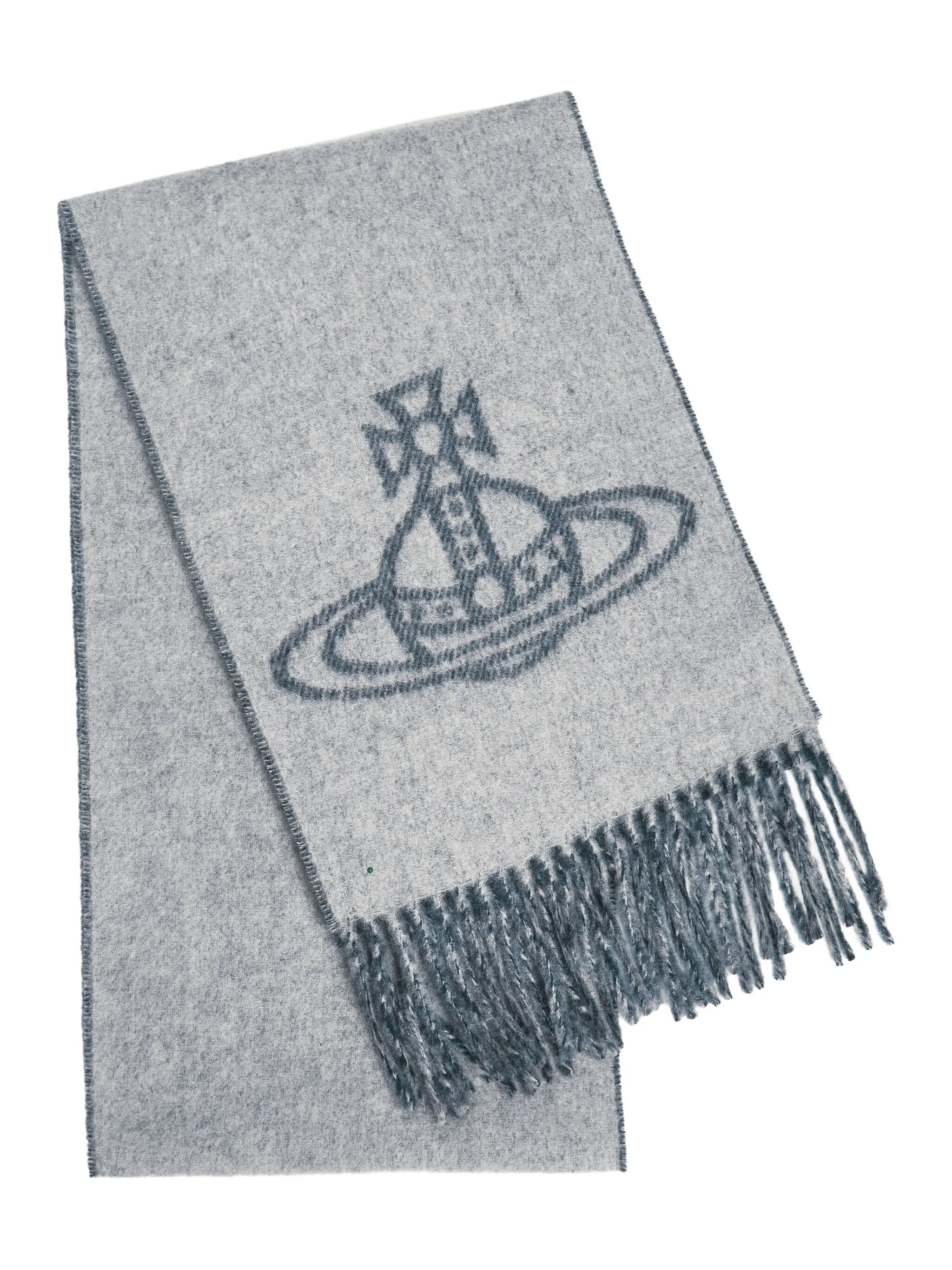 

Шарф, украшенный шаром Vivienne Westwood, серый