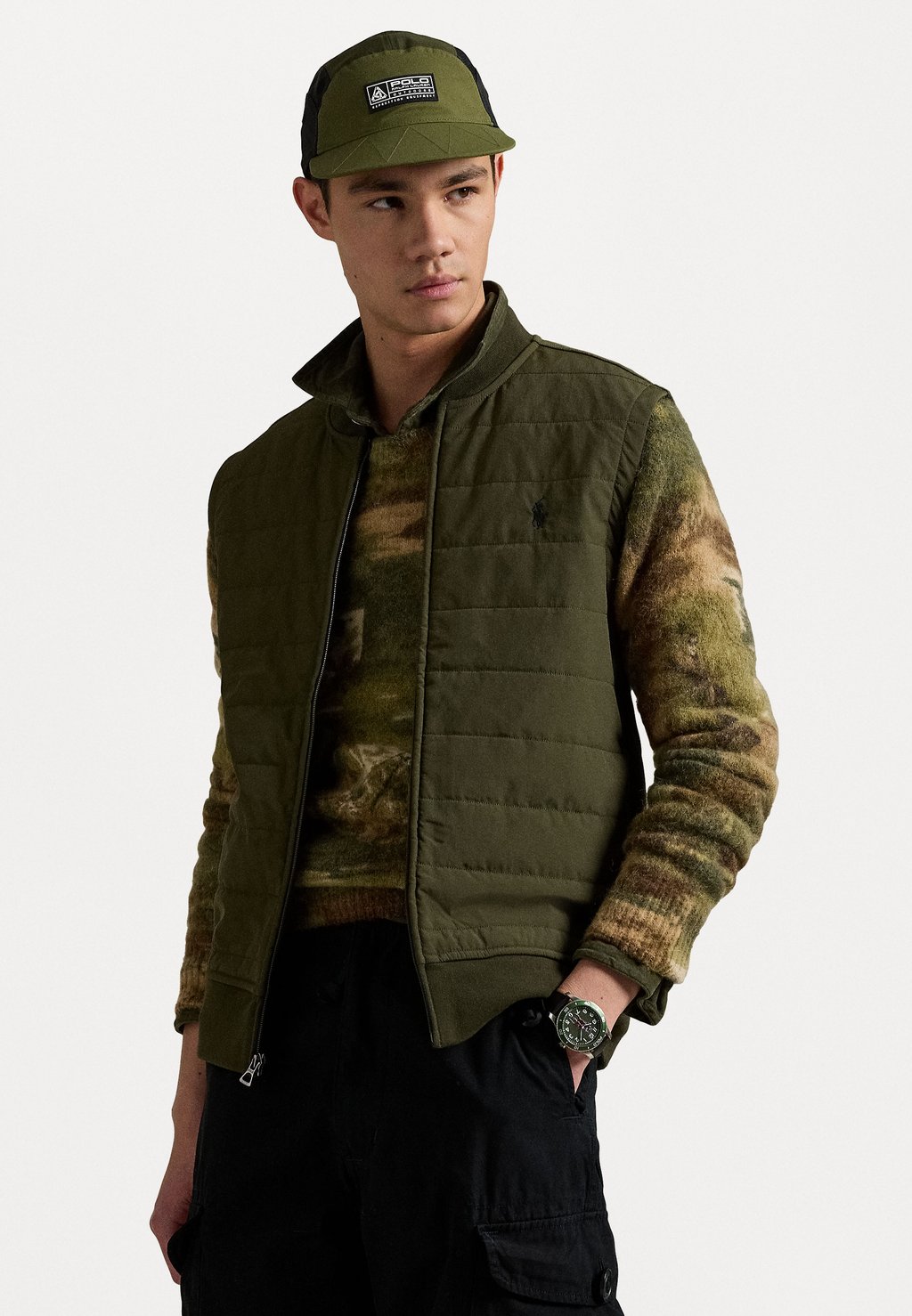 

Жилет VEST Polo Ralph Lauren, оливковый