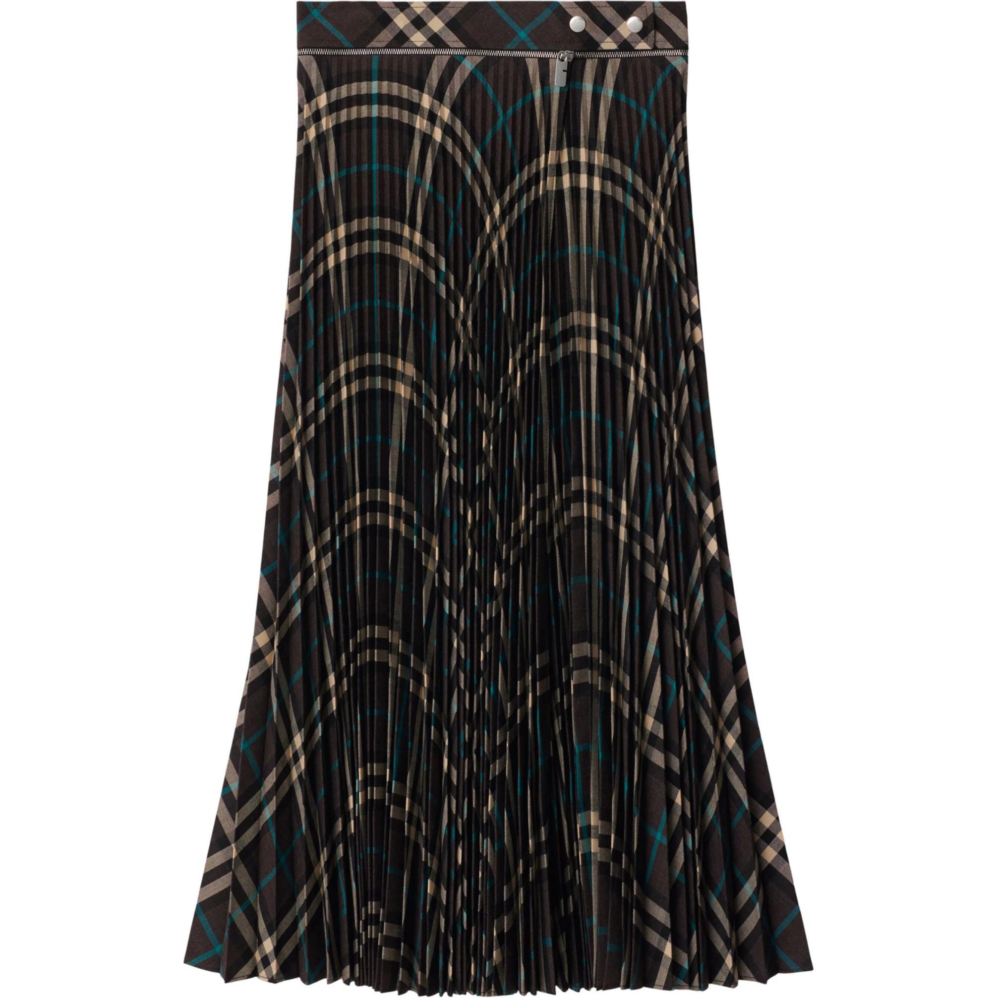 Юбка Burberry, женская, мультиколор, клетчатая — фото 3