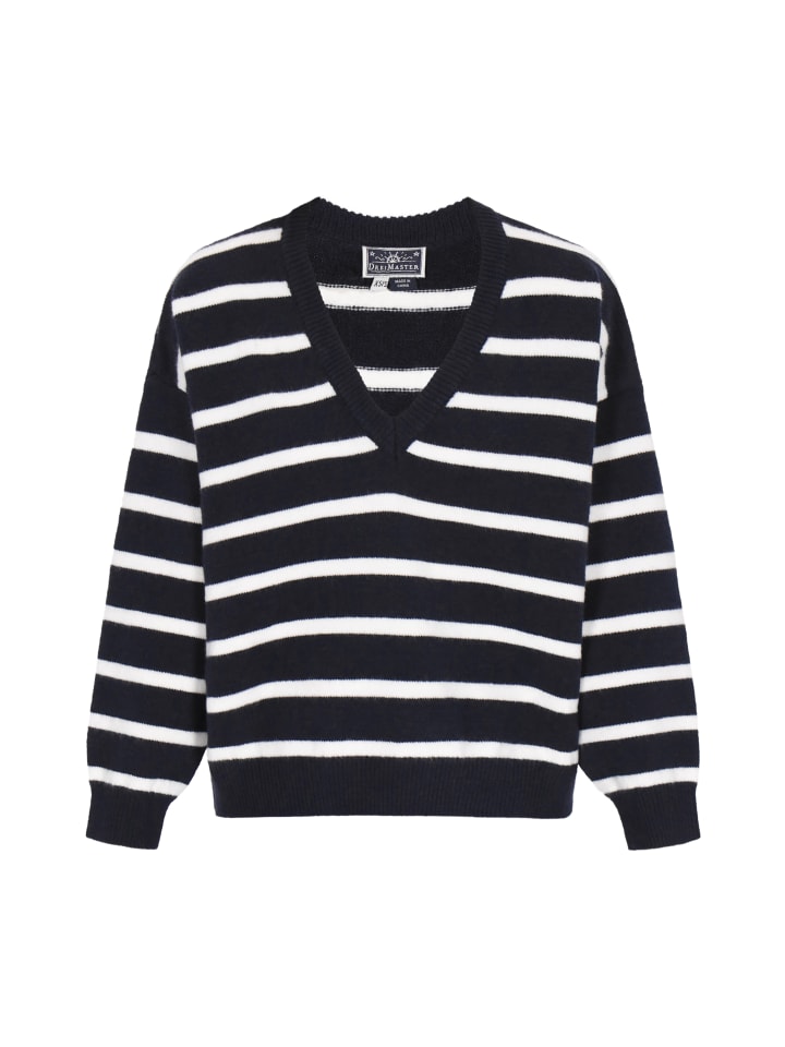 

Пуловер DreiMaster Maritim, цвет navy offwhite stripe