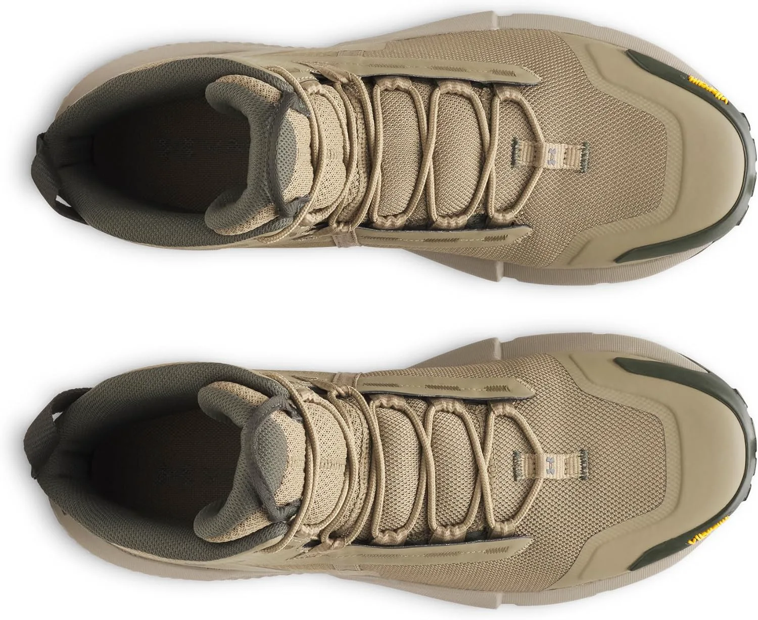 Мужские военные и тактические ботинки Under Armour Charged Valsetz Mid Name ‎Under Armour, зеленый — фото 4