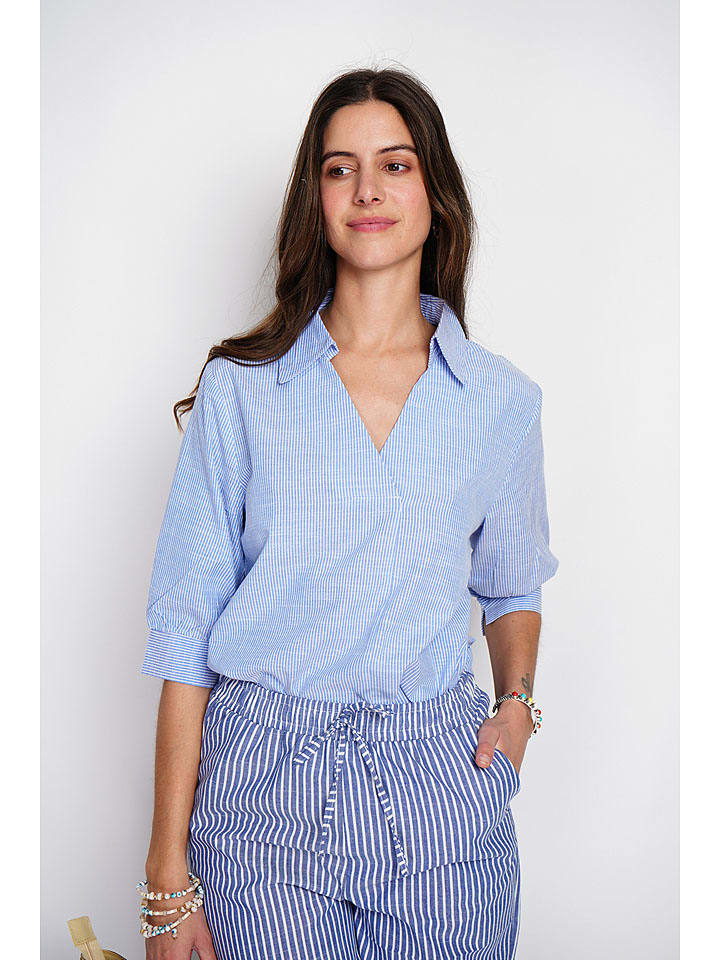 

Блузка William de Faye, синий