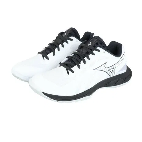 Кроссовки для бадминтона «Wave Fang EL2» от Mizuno, White X Black