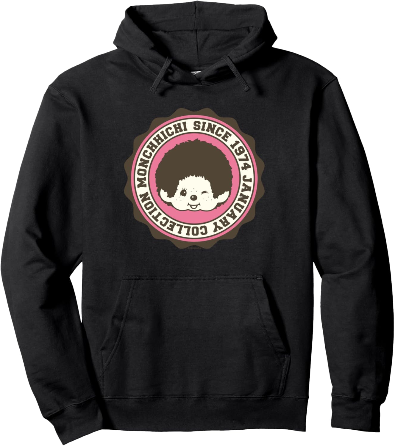 

Худи с графическим принтом Monchitch Monchhichi, черный