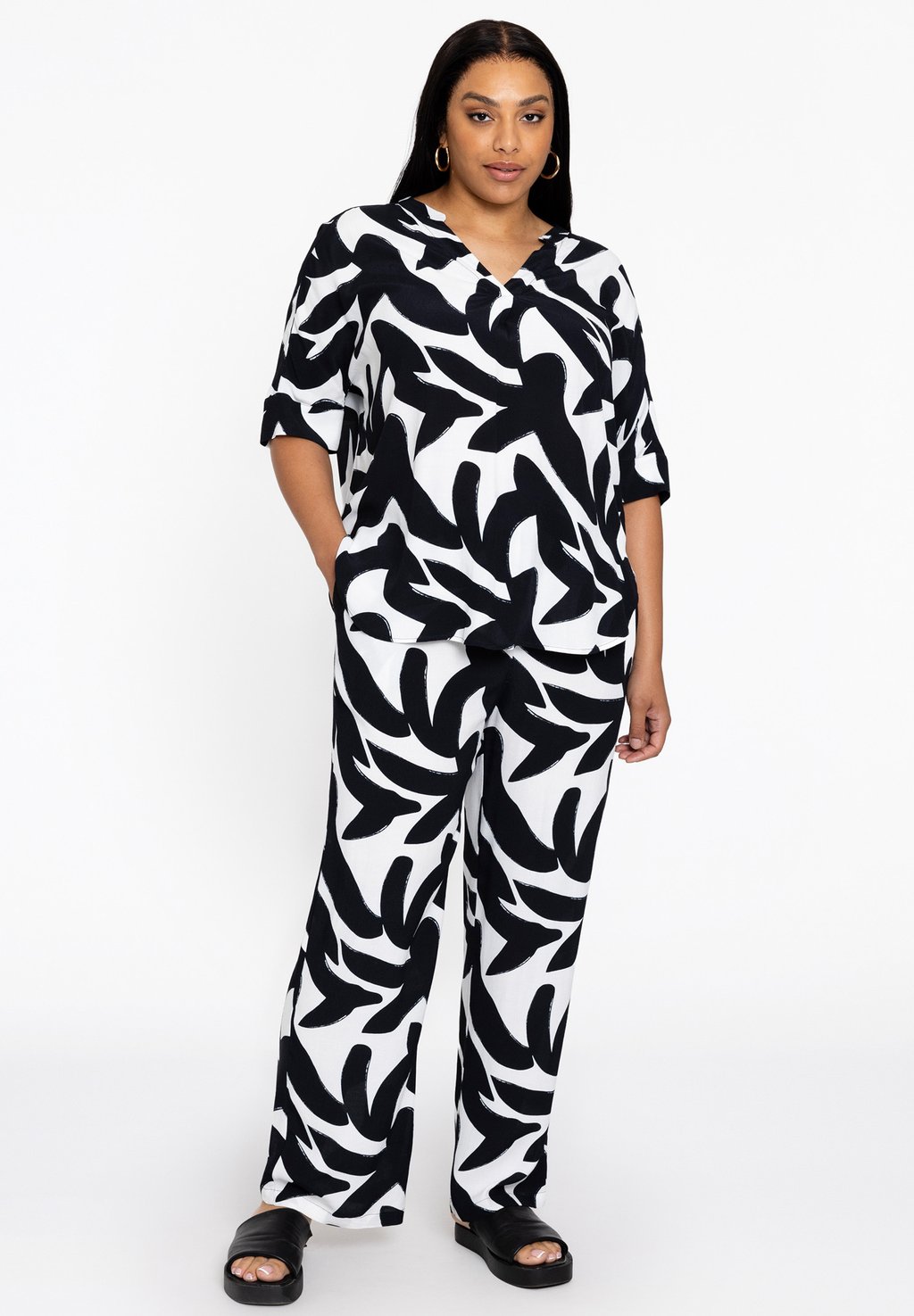

Брюки PRINT YOEK, белый