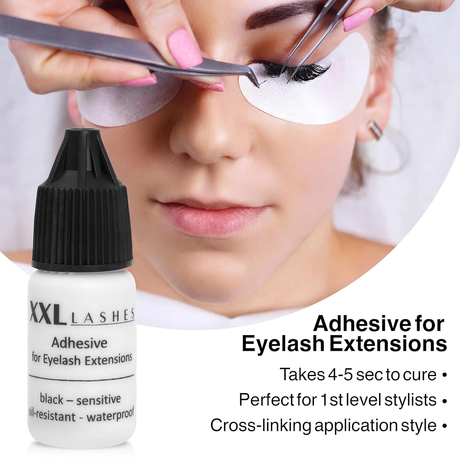 Маслостойкий клей для наращивания ресниц «XXL Lashes Adhesive» (черный) Xxl Lashes — фото 4