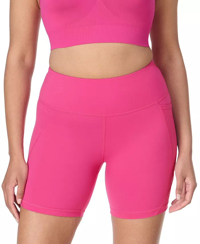 

Женские байкерские шорты Power 6 дюймов Sweaty Betty, розовый