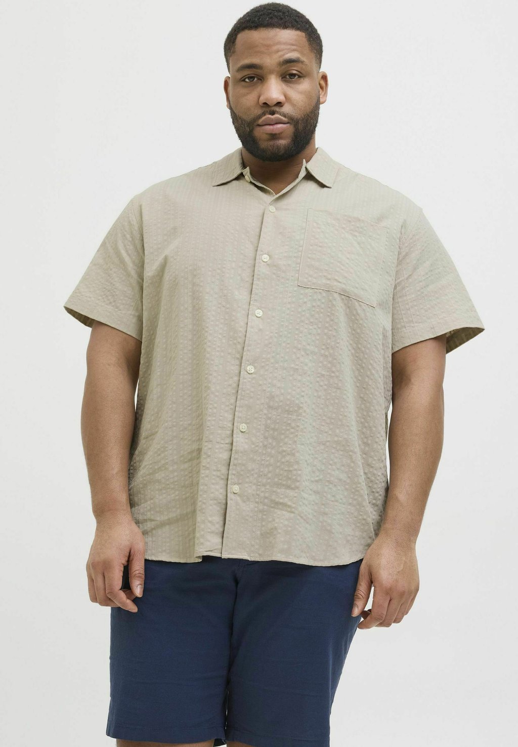 

Рубашка RELAXED FIT Jack & Jones, серебристый