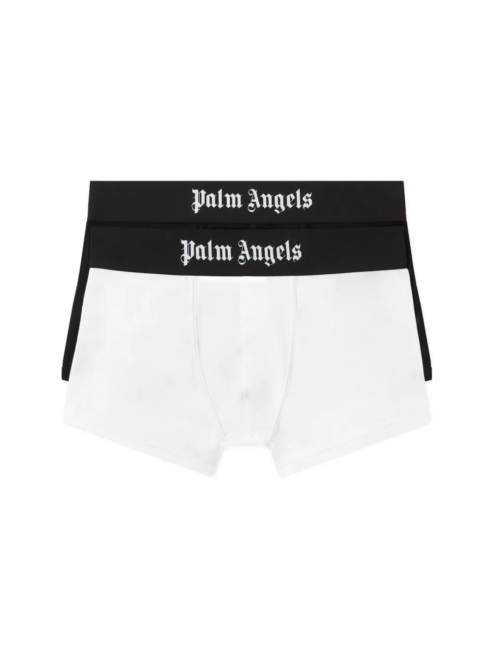 Боксеры с эластичным поясом с логотипом (набор из двух штук) PALM ANGELS, белый — фото 2