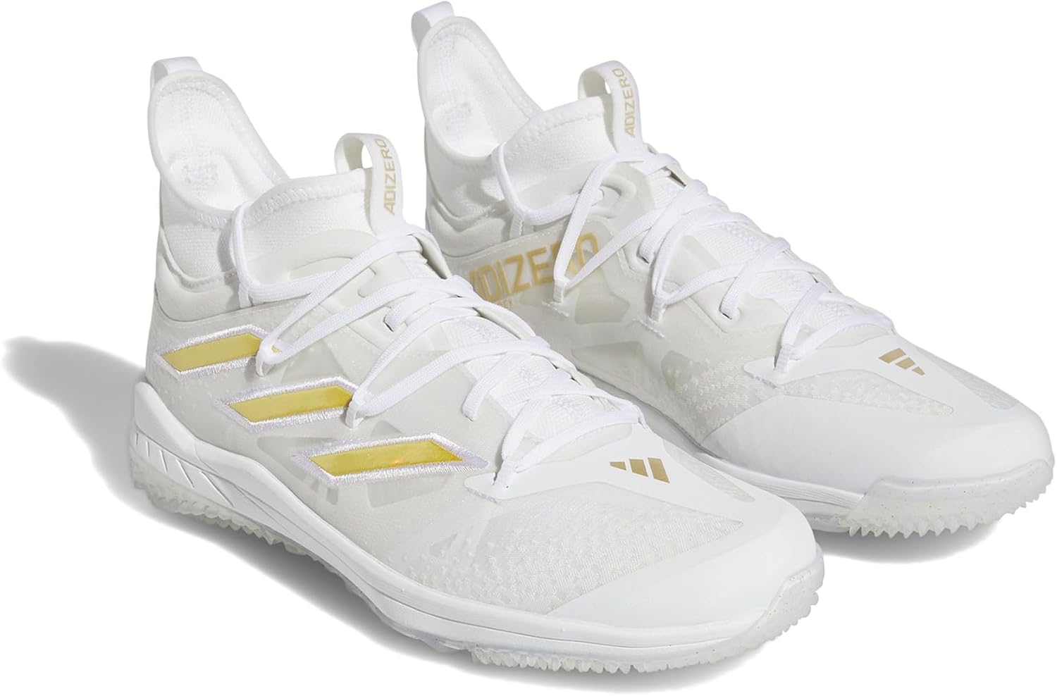 Мужские кроссовки Adidas Adizero Afterburner 9 Nwv, белый/золотой — фото 2