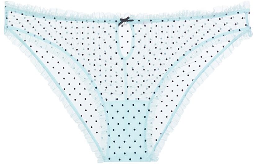 

Женские трусы Victoria's Secret, цвет 1 pack of light blue polka dots