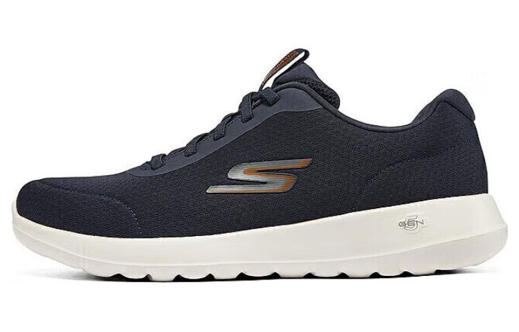 

Skechers GO WALK Max Lifestyle Shoes Men Low-top Navy Blue/orange
