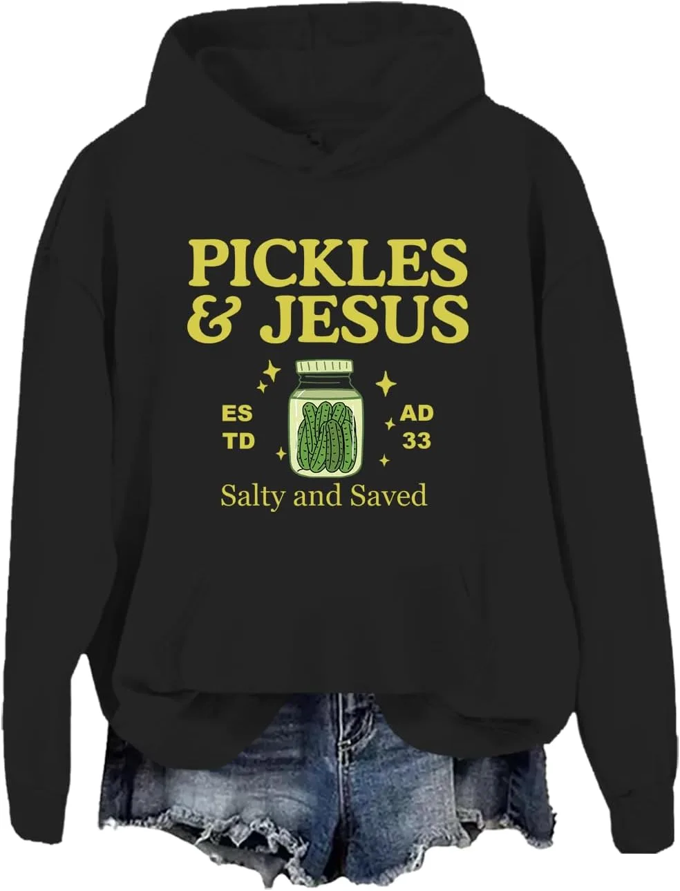 

Толстовка Pickles And Jesus Salty And Saved Phncal