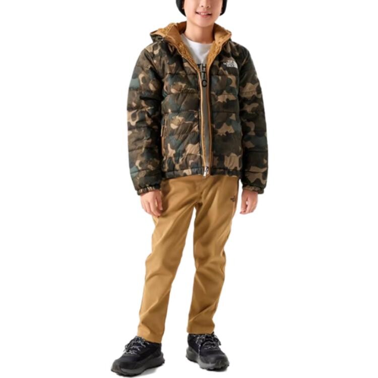 THE NORTH FACE Детская стеганая куртка, цвет Camouflage — фото 2