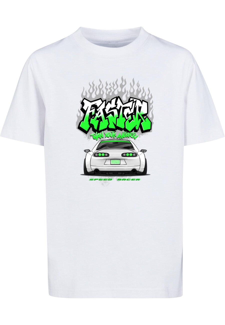 

Рубашка Mister Tee Faster Than Your Average, белый