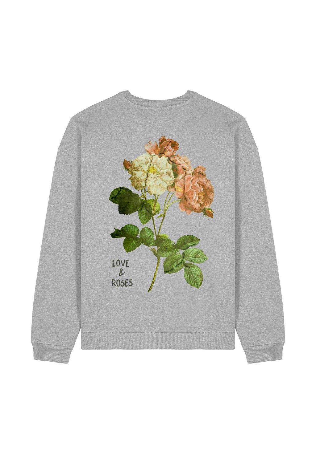 

Толстовка LOVE ROSES UNISEX Mira Paris, серый