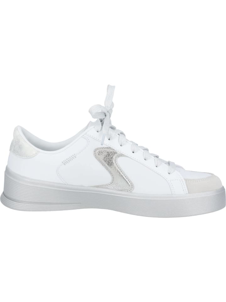 Элегантные туфли на шнуровке Skechers, цвет white/silver trim — фото 3