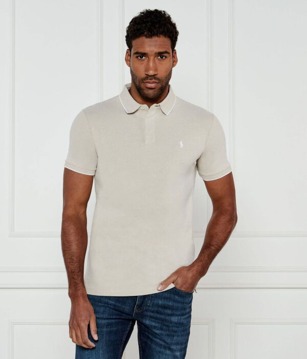 

Рубашка поло Custom slim fit Polo Ralph Lauren, желтый