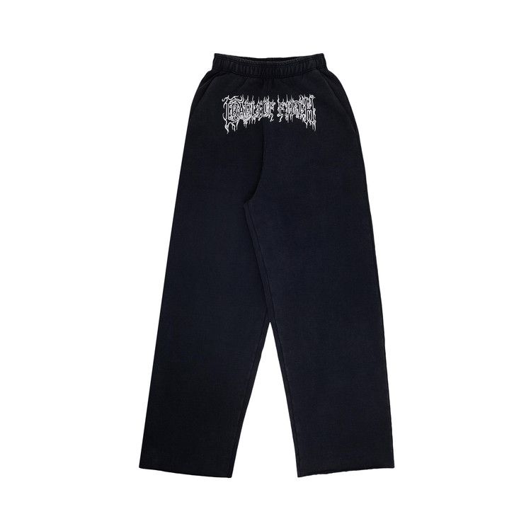

Спортивные брюки Vetements Cof Logo Baggy Sweatpants, Washed Balck