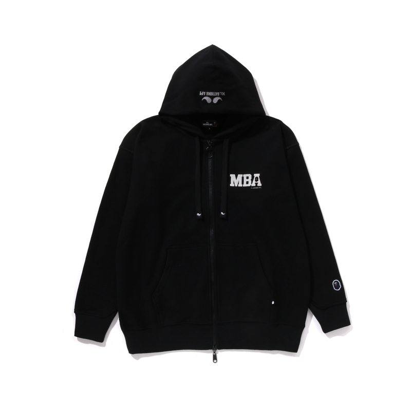 

Толстовка мужская с капюшоном, кардиган умеренной посадки A BATHING APE, черный bkx