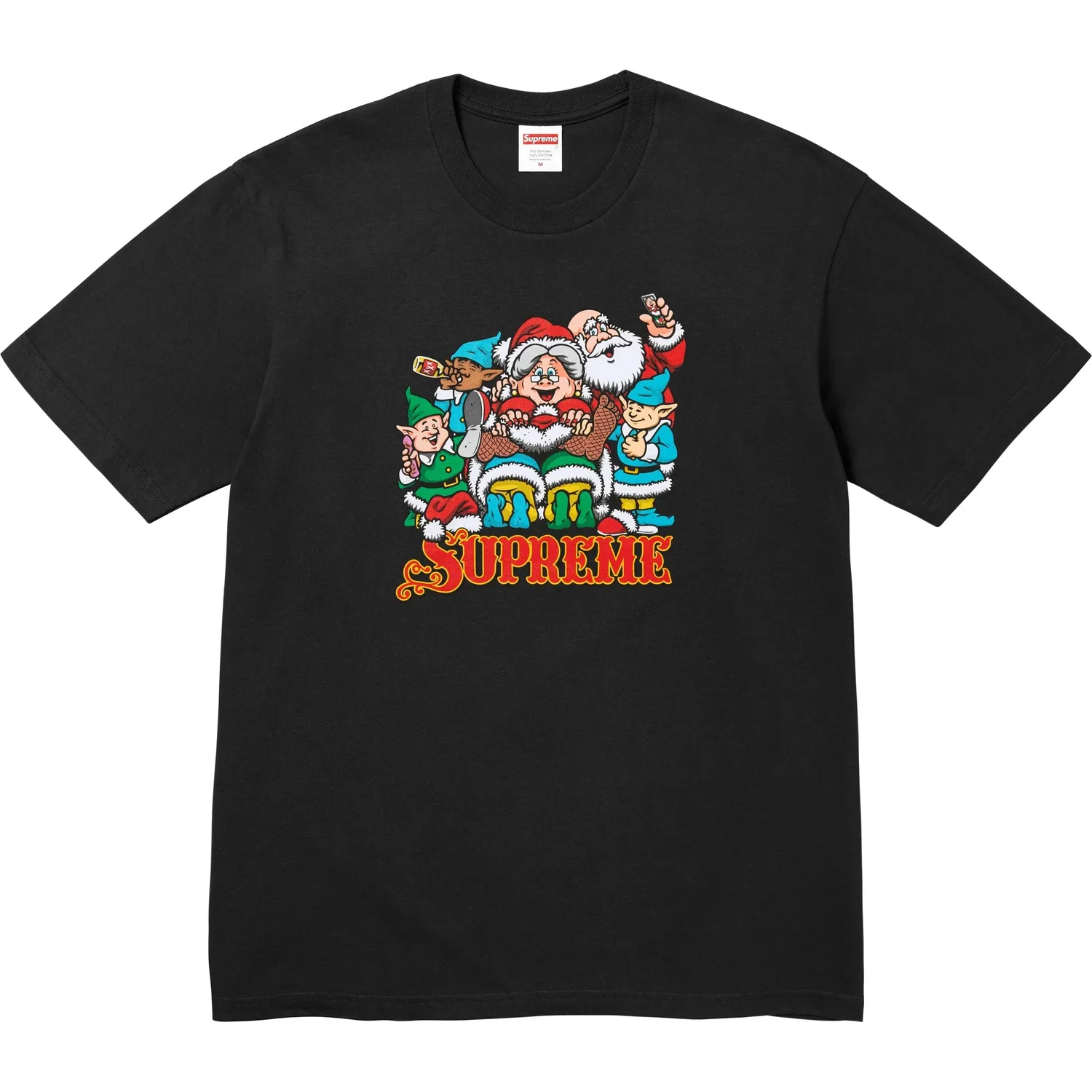 Футболка Sean Cliver с принтом Naughty Supreme, белый — фото 4