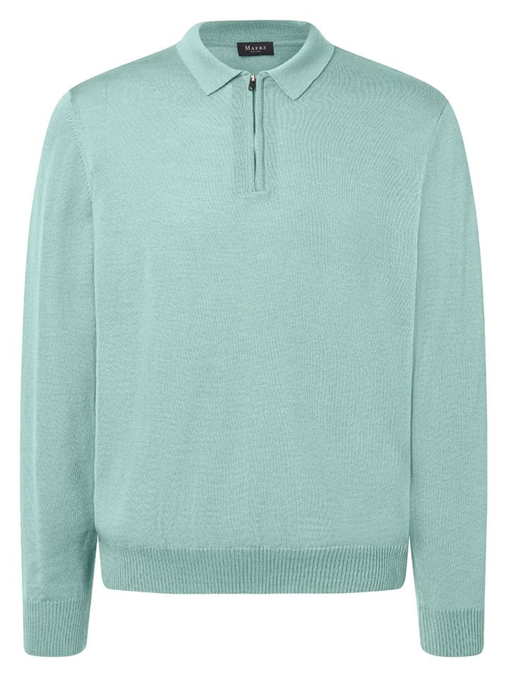 

Maerz Muenchen Шерстяной свитер бирюзового цвета
