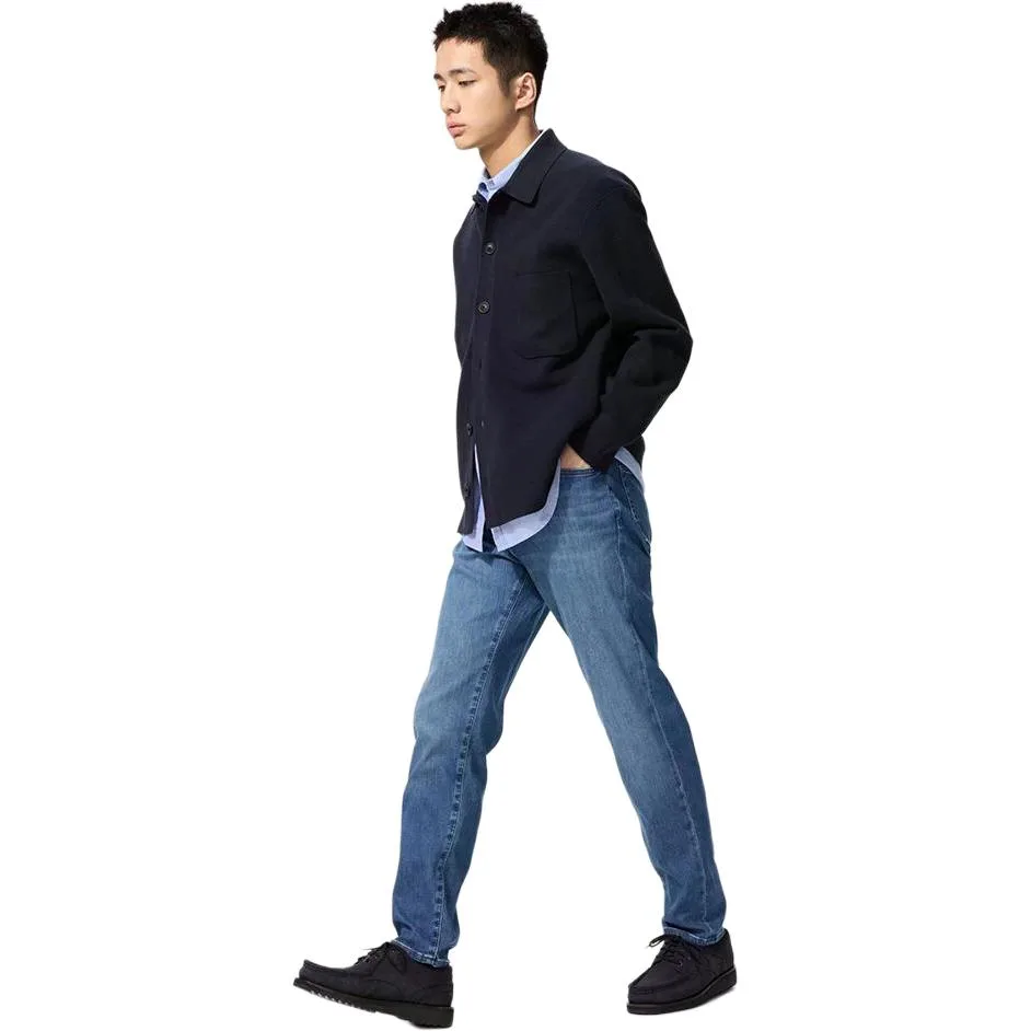 Джинсы мужские Moderate UNIQLO, 484331/Royal Blue