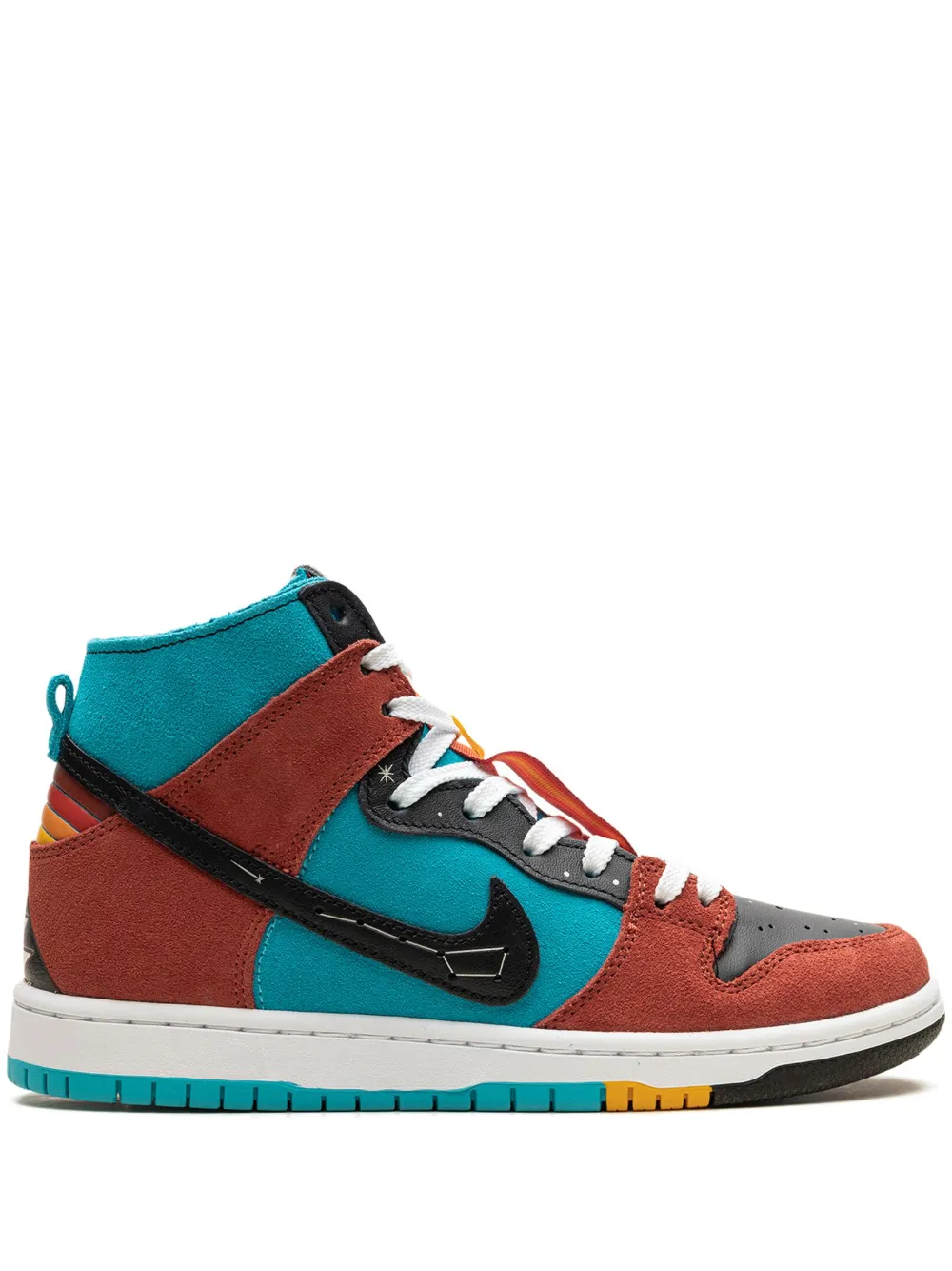 

Кроссовки Greenwood SB Dunk High из коллаборации с Di'orr Nike, синий