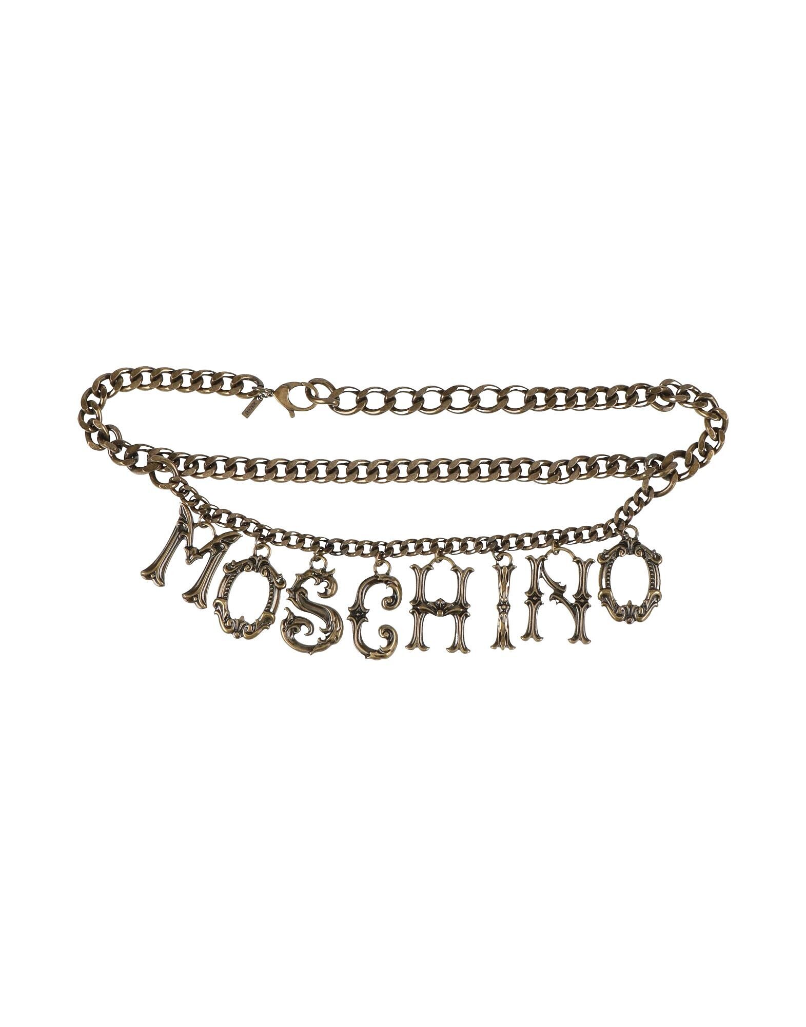 

Ремень COUTURE Moschino, бронзовый