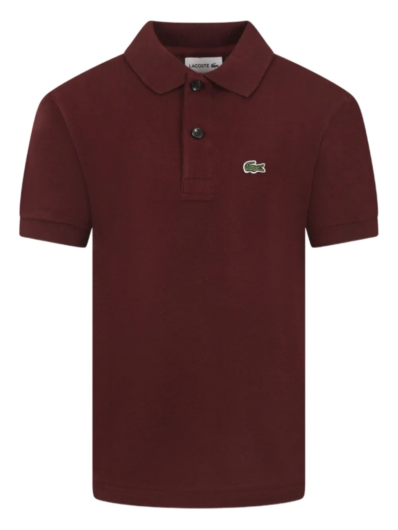 

Рубашка поло с вышитым логотипом Lacoste Kids, красный