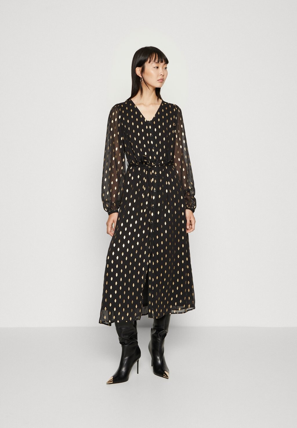 

Элегантное платье Onlanine Shirt Dress ONLY Tall, черный