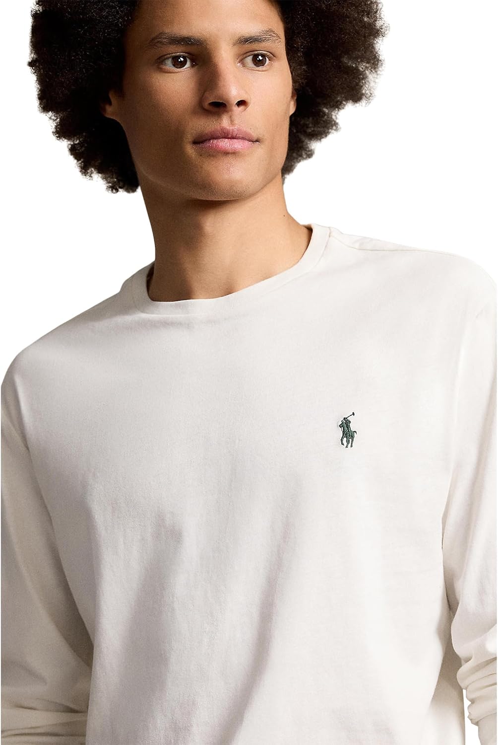Мужская футболка POLO RALPH LAUREN Classic Fit с логотипом Big Pony, Nevis — фото 3