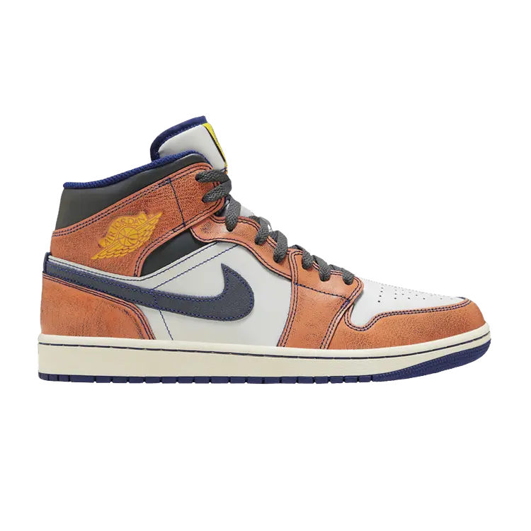 

Кроссовки Air Jordan Air Jordan 1 Mid SE 'Flight Vintage', оранжевый