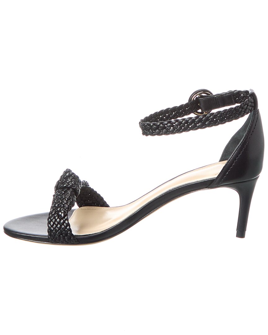 Александр Бирман Clarita Tresse 60 Плетеные кожаные сандалии Alexandre Birman, черный — фото 2