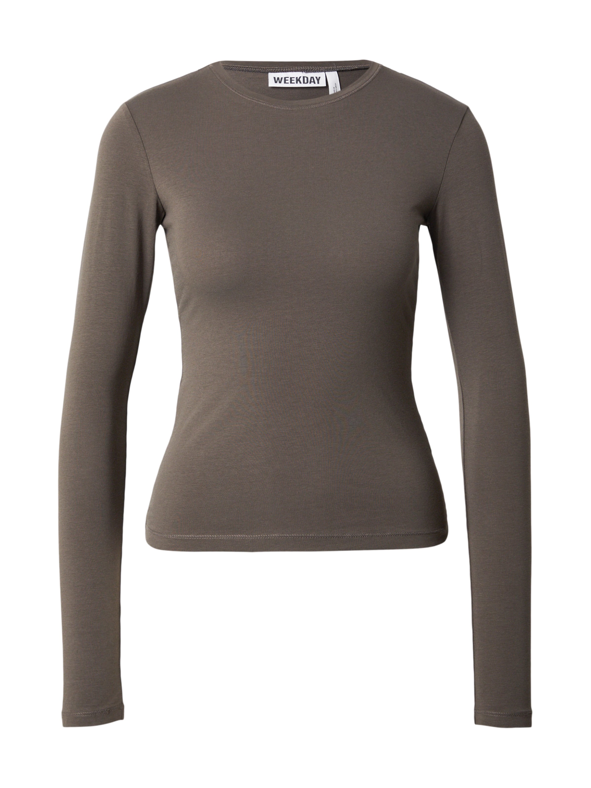 

WEEKDAY Лонгслив в коричневом цвете