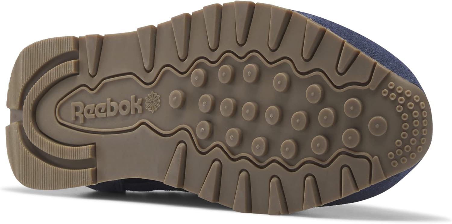 Классические кожаные кроссовки для взрослых, унисекс V1 Reebok, белый/черный/синий — фото 4