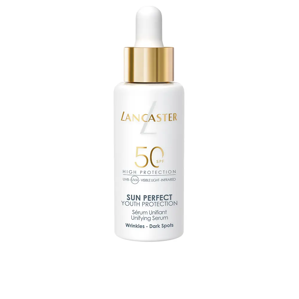 

Солнцезащитный крем Sun perfect sérum unificador spf50 Lancaster, 30 мл.